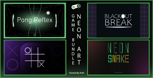 Game Bundle Neon Art 1 | HTML5 Construct Games icon