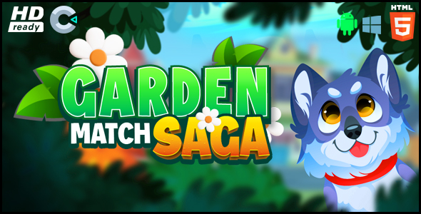 Garden Match Saga HTML5 Game Construct 3 icon