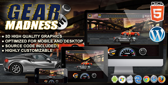 Gear Madness - HTML5 Racing Game icon