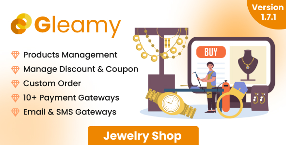 Gleamy - Exquisite Jewelry Store icon