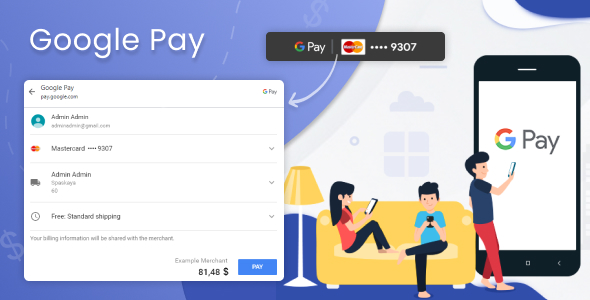 Google Pay - 1 Click Checkout icon