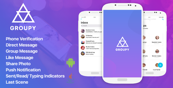 Groupy - Group Chat Messenger App like GroupMe icon