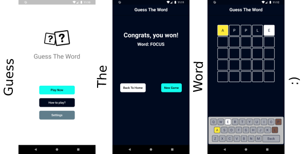 Guess The Word Flutter App Code market