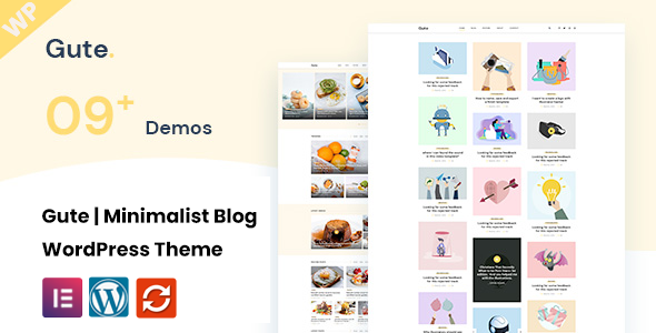 Gute | Minimalist Blog WordPress Theme icon