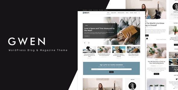 Gwen - Creative Personal WordPress Blog Theme icon