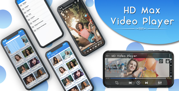 HD MAX Player : Super HD Max Video Player - Android App + Admob + Facebook Integration icon