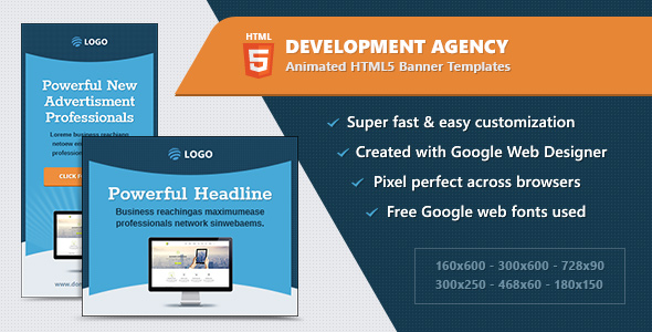 HTML5 Animated Banner Ads - Development Agency (GWD) icon