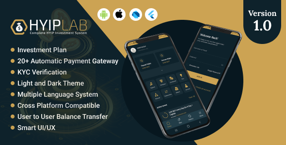 HYIPLab - Cross Platform Mobile Application icon