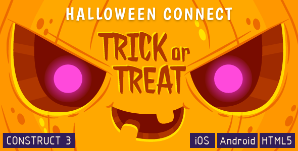 Halloween Connect Trick Or Treat Game HTML5,Construct 3 icon