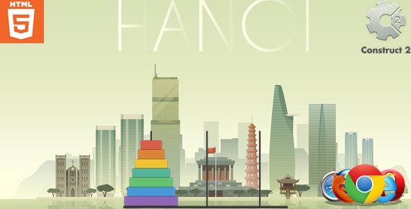 Hanoi tower - HTML5 - PUZZLE GAME icon