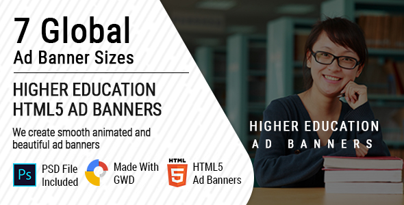 Higher Education Ad Banners icon