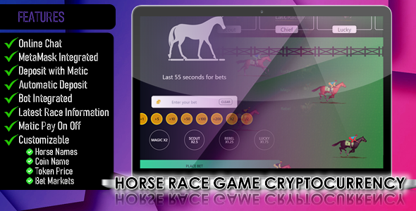 Horse Race Game Cryptocurrency icon