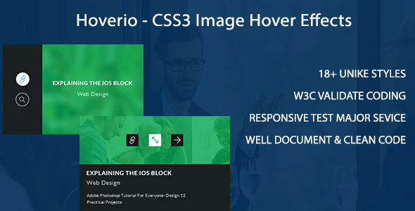 Hoverio - CSS3 Image Hover Effects icon
