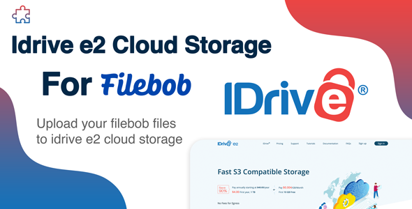 Idrive E2 Cloud Storage Add-on For Filebob icon