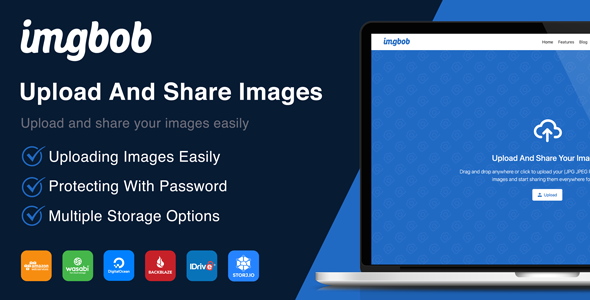Imgbob - Upload And Share Images Platform icon