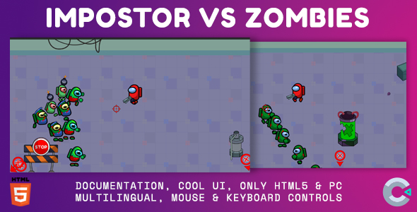 Impostor Vs Zombies. Html5 Game .c3p (Construct 3) icon