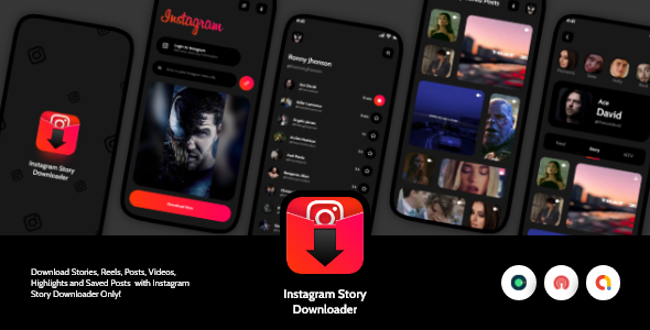 Insta Downloader - Photos, Videos, Stories, IGTV and Saved Posr icon
