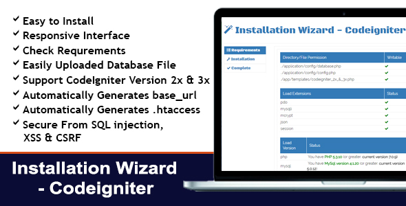 Installation Wizard - CodeIgniter icon