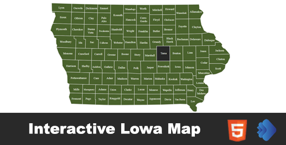 Interactive Lowa Map icon
