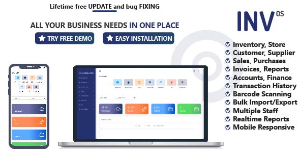 Inventory OS - Inventory/ Warehouse/ Super shop/ Stock/ Store Management Software with Accounting icon
