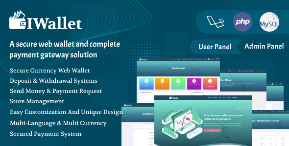 Iwallet - A Complete Payment Gateway Solution Script icon