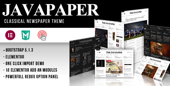 Javapaper – Classic Newspaper Theme icon