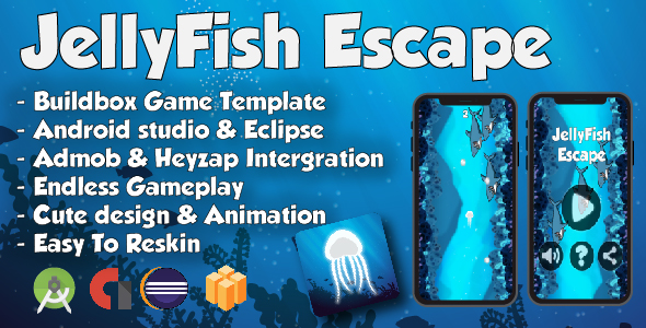 JellyFish Escape - Android Studio & Buildbox Game Template (64bit) icon