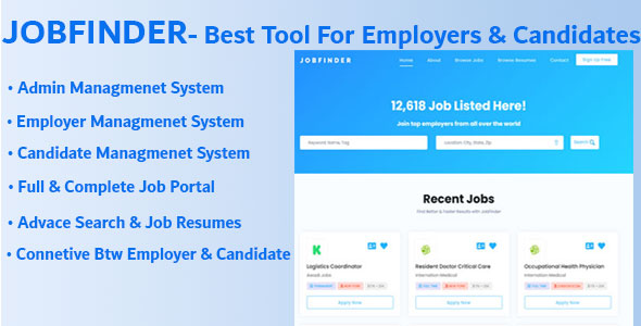 Job Finder - Recruitment Portal, Connect Candidate and Employers icon