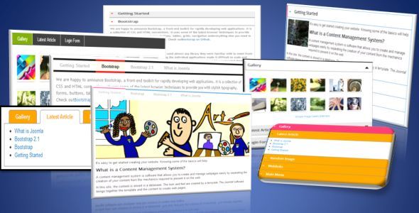 Joomla tab responsive module