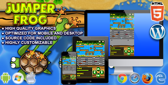 Jumper Frog - HTML5 Game icon