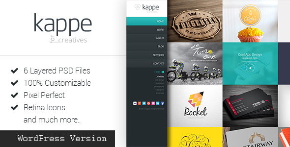 Kappe - Full Screen Portfolio & Blog WP Theme icon
