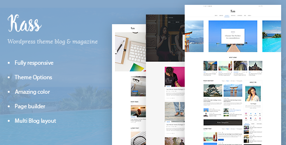 Kass - Multi Blog/Magazine WordPress Theme icon