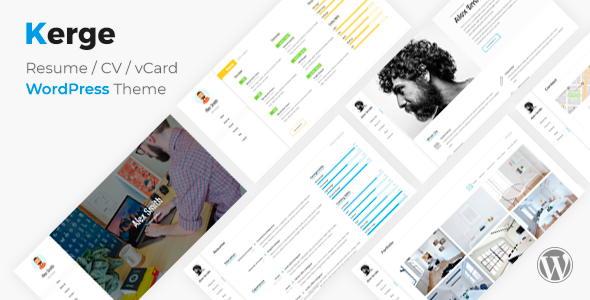 Kerge Resume WordPress Theme icon