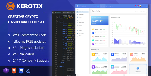 Kerotix - ICO Admin & Crypto Trading Dashboard icon