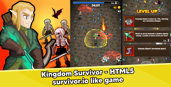 Kingdom Survivor - HTML5 survivor.io like game (Construct 3) icon