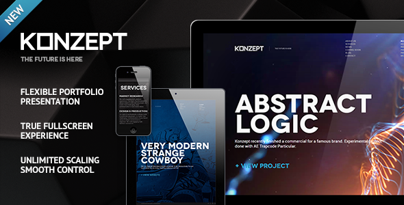 Konzept - Fullscreen Portfolio WordPress Theme icon