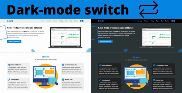 Koshi - Software Application Landing Page Template icon