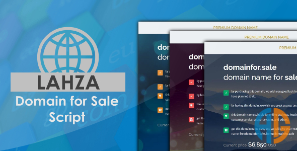 Lahza - Domain For Sale Script icon