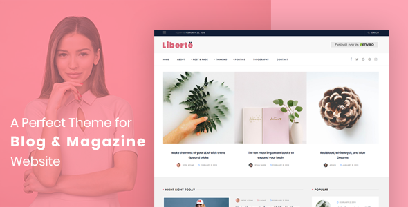 Liberte - Modern Magazine WordPress Theme icon