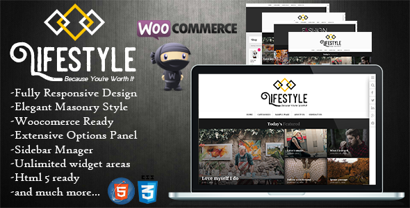 Lifestyle - Multipurpose Blog/Magazine Theme icon