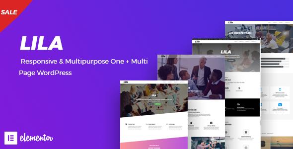 Lila - One Page WordPress icon