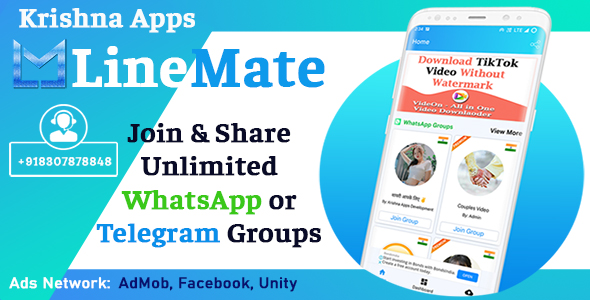 LineMate- Unlimited WhatsApp & Telegram Groups Link icon