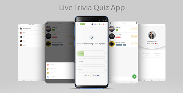 Live Trivia Quiz Game with Firebase and Admin Panel icon