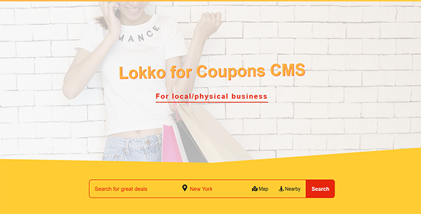 Lokko Theme for Coupons CMS icon