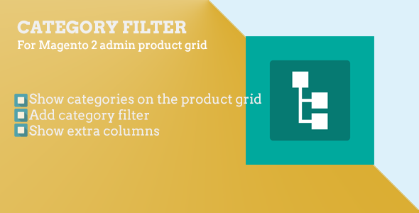 Magento 2 Category filter for admin product grid
