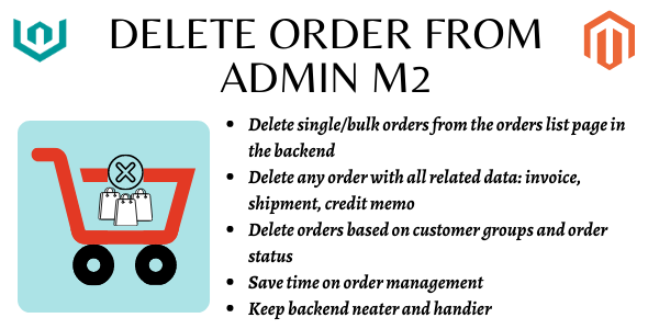 Magento 2 Delete Orders From Admin By Webiators icon