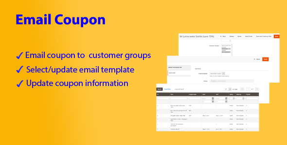 Magento 2 Email Coupon icon