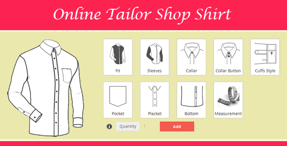 Magento Tailored Shirt Design Online icon