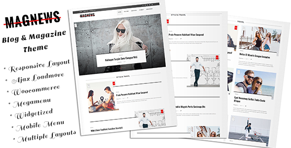 Magnews - Clean Blog and Magazine Theme icon