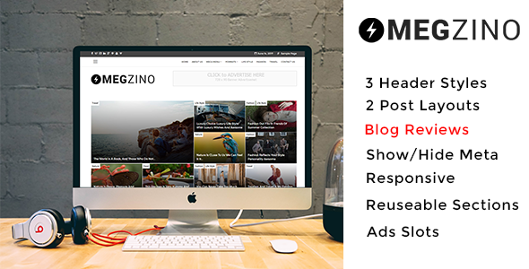 Magzino - Review, Blog and Magazine WordPress Theme icon